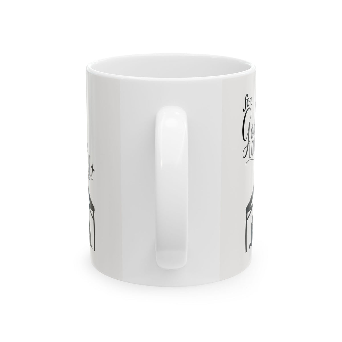 For God So Loved the World Inspirational Scripture Ceramic Mug 11oz  Item #123665