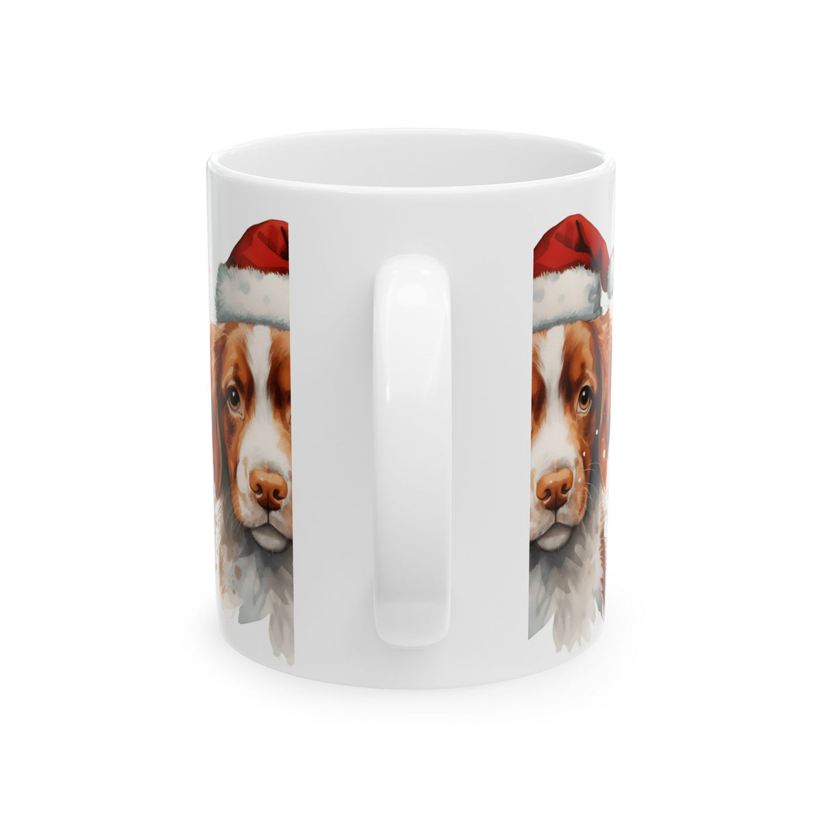 Christmas Santa Dog Ceramic Mug 11oz  Item #19005