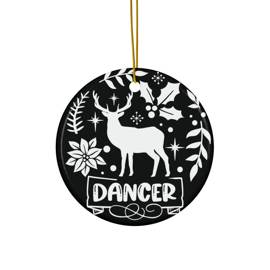 Dancer Ceramic Disc Ornament        Item #1756246