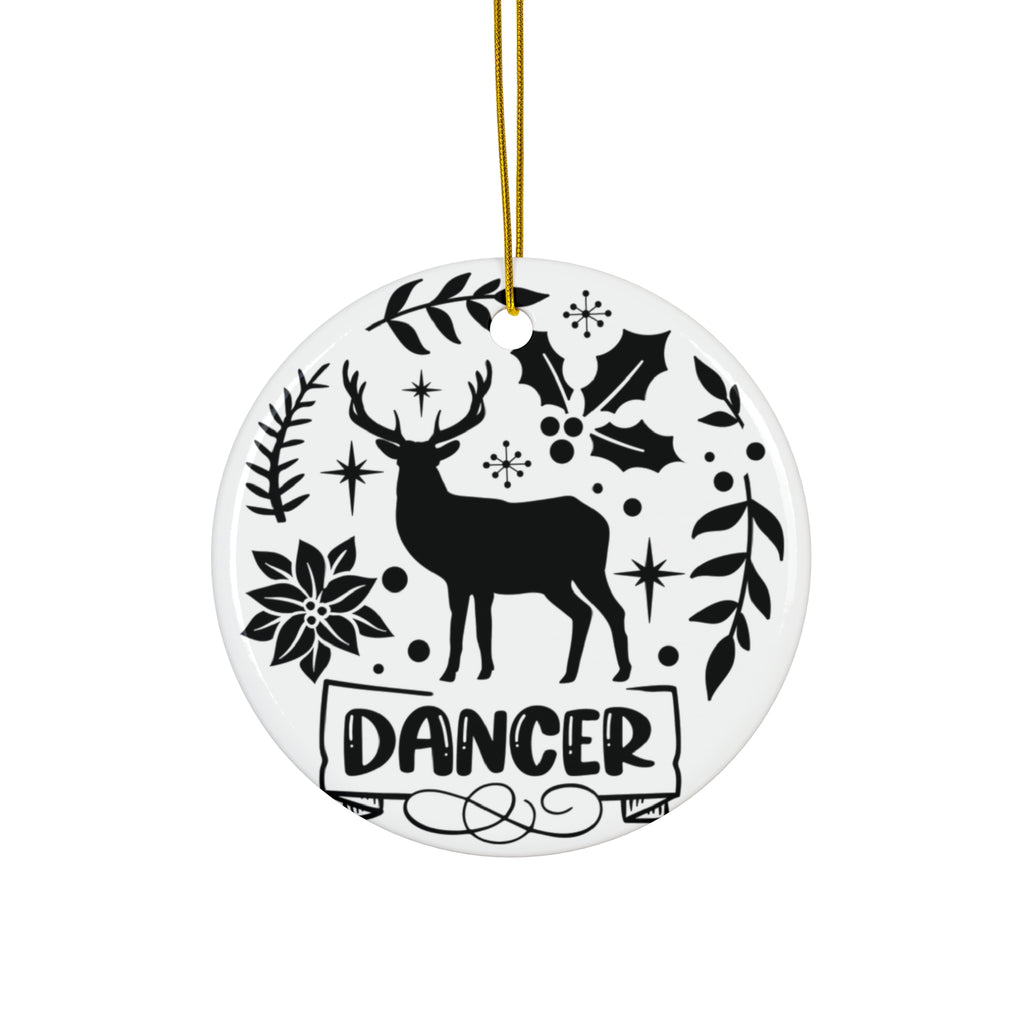 Dancer Ceramic Disc Ornament         Item #3360806 - Buckshot's Bargain Barn