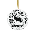 Dancer Ceramic Disc Ornament         Item #3360806 - Buckshot's Bargain Barn