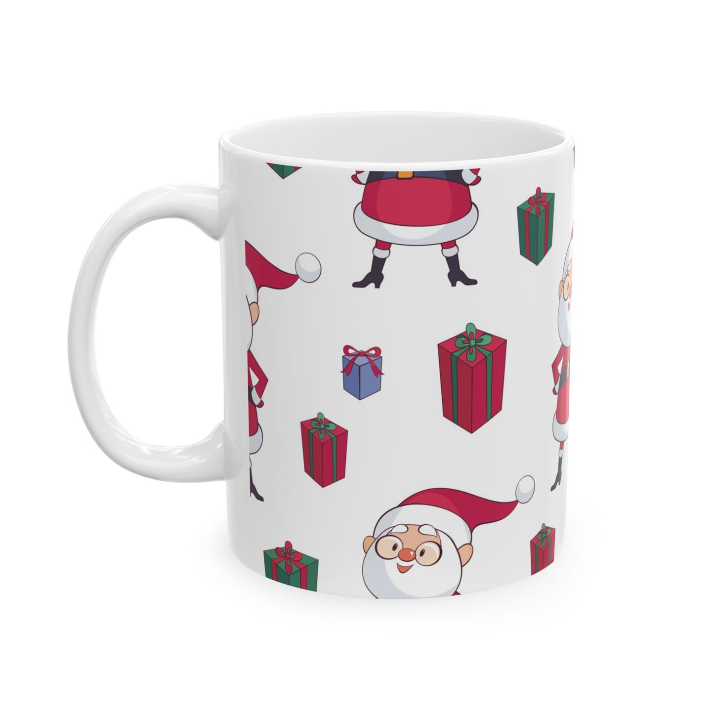 Cute Santa & Gifts Christmas Ceramic Mug 11oz   Item #360683