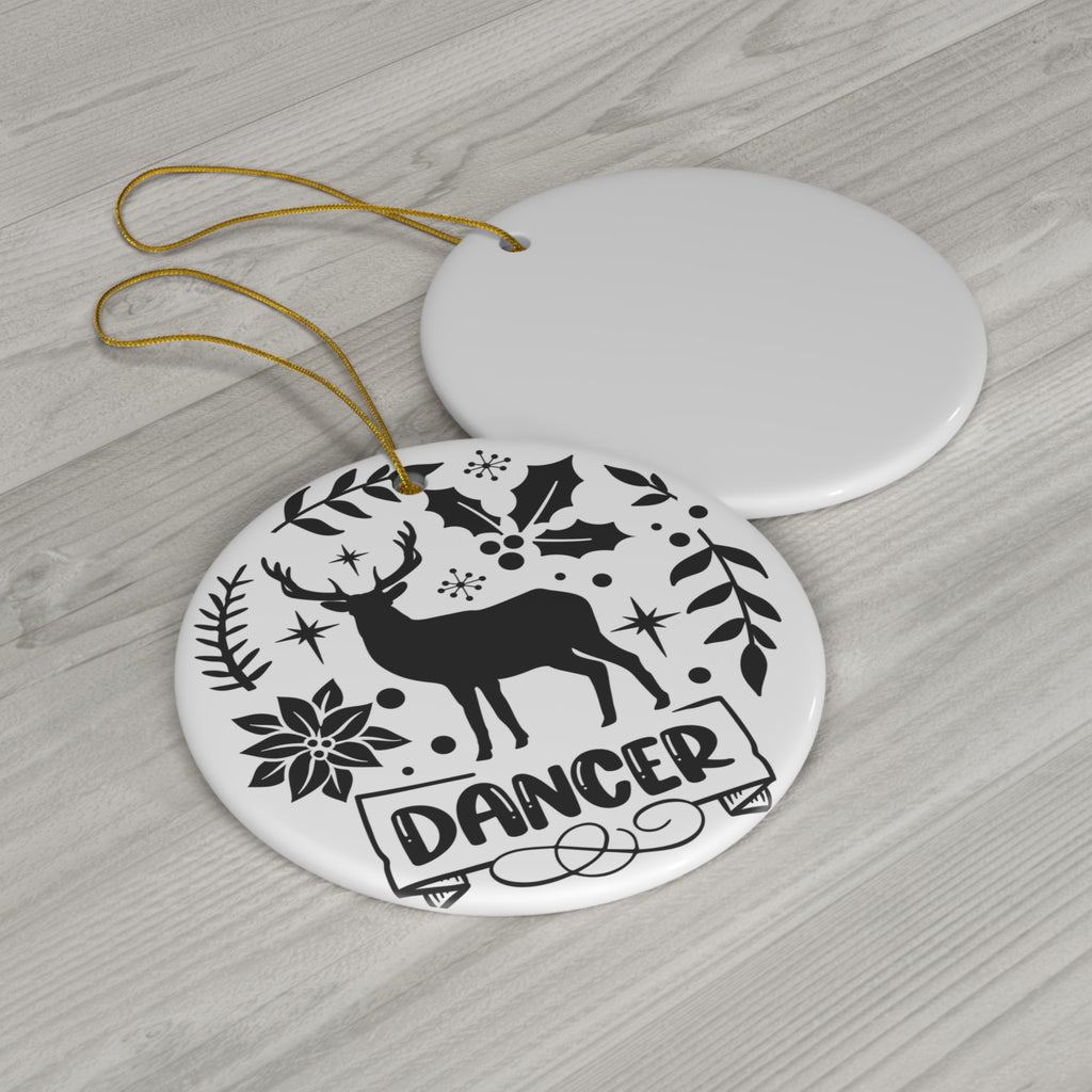 Dancer Ceramic Disc Ornament         Item #3360806 - Buckshot's Bargain Barn