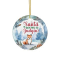 Fox Ceramic Ornament       Item #6785149 - Buckshot's Bargain Barn