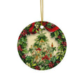 Wreath Tree Ceramic Disc Ornament         Item #2499619 - Buckshot's Bargain Barn