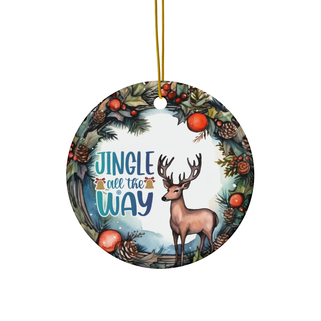 Deer Ceramic Ornament       Item #9736823 - Buckshot's Bargain Barn