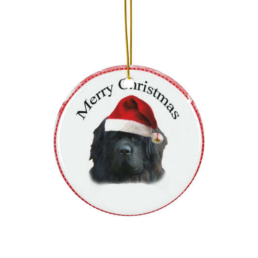 Ceramic Ornament - Merry Christmas Dog     Item #7110261