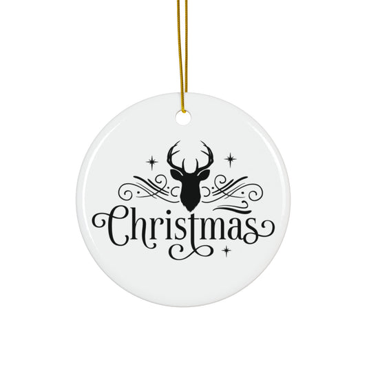 Christmas Ceramic Disc Ornament         Item #6489416