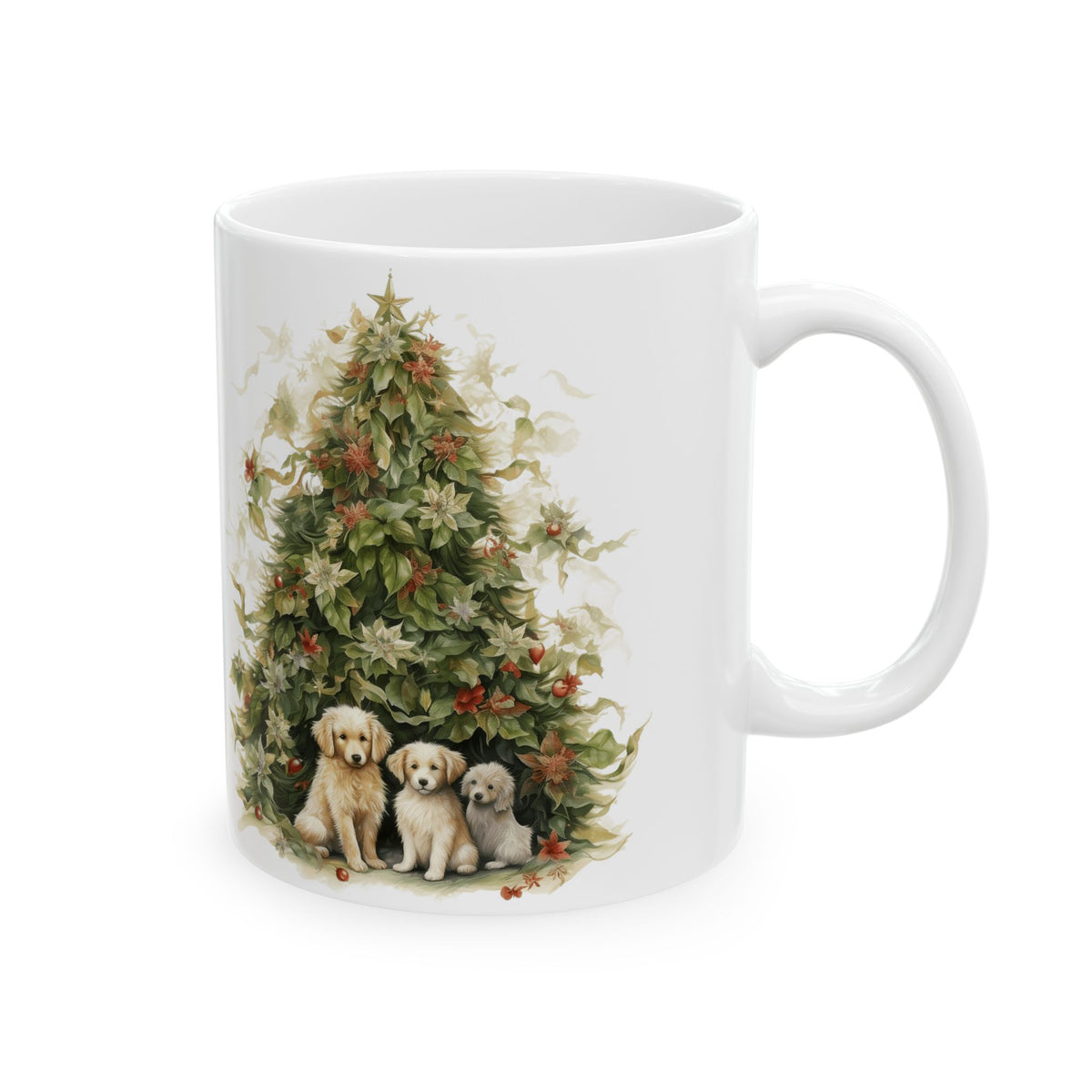 Christmas Puppy Holiday Ceramic Mug 11oz  Item #12519