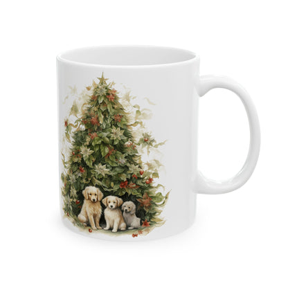 Christmas Puppy Holiday Ceramic Mug 11oz  Item #12519