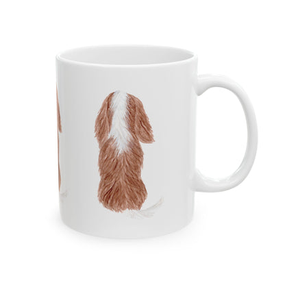 Cavalier King Charles Spaniel Back-View Ceramic Mug 11oz   Item #818