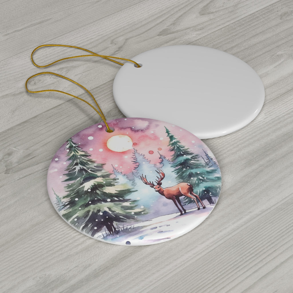 Deer Ceramic Ornament      Item #965537 - Buckshot's Bargain Barn
