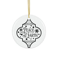 Peace On Earth Ceramic Disc Ornament       Item #6276561