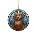 Christmas Dog Ceramic Ornament         Item #6416536 - Buckshot's Bargain Barn