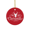 Christmas Ceramic Disc Ornament        Item #8068323