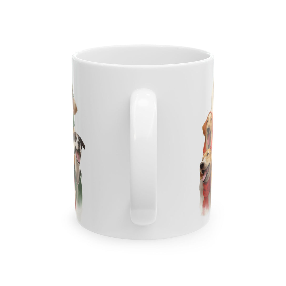 Colorful Dogs In Sweaters Ceramic Mug  11oz   Item #858109