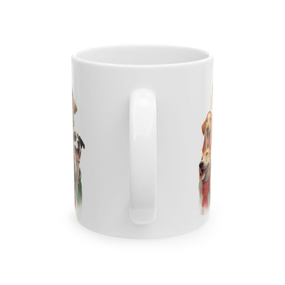 Colorful Dogs In Sweaters Ceramic Mug  11oz   Item #858109
