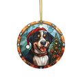 Greater Swiss Mountain Dog Ceramic Disc Ornament             Item #7645366