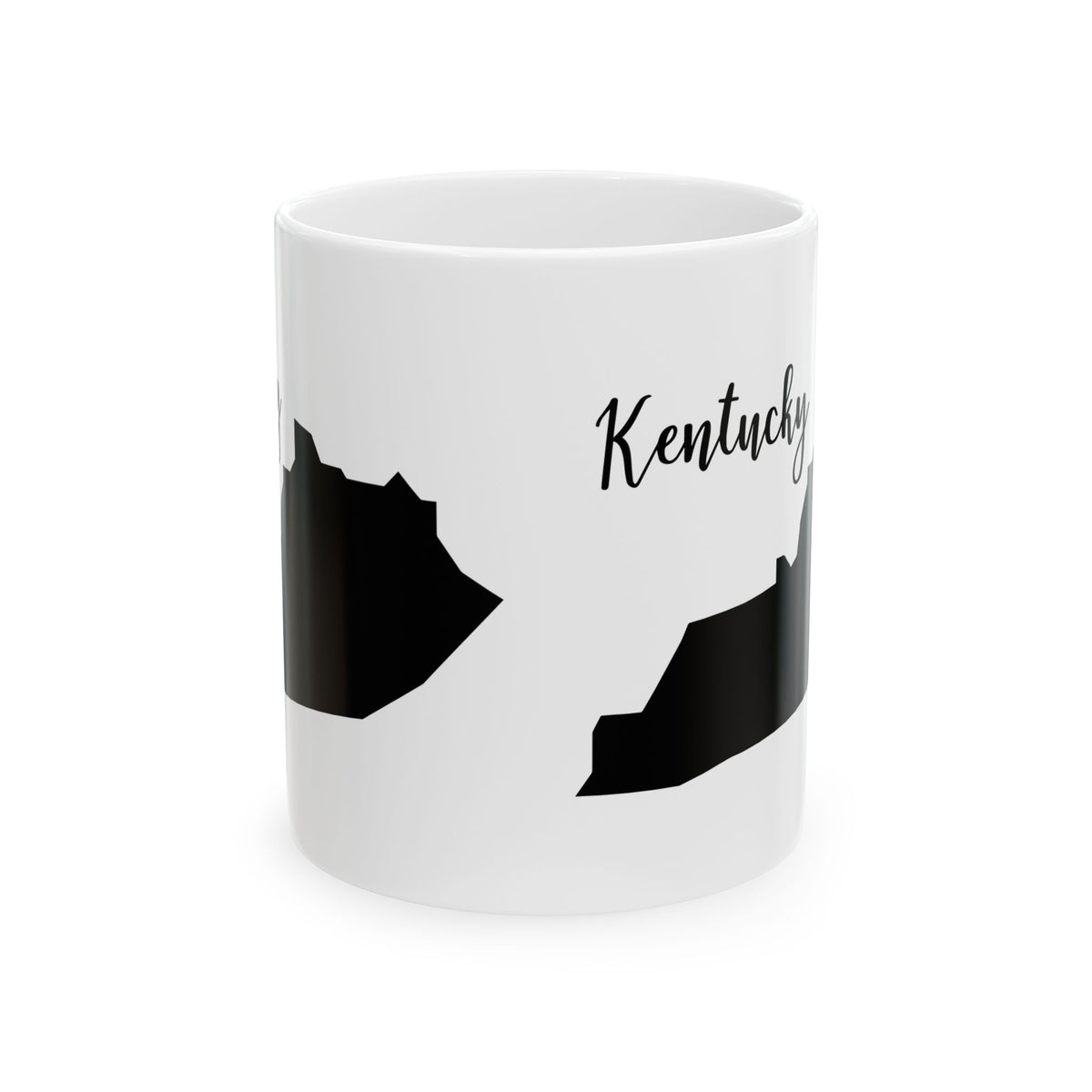 Kentucky State Silhouette Ceramic Mug – 11oz    Item #80118