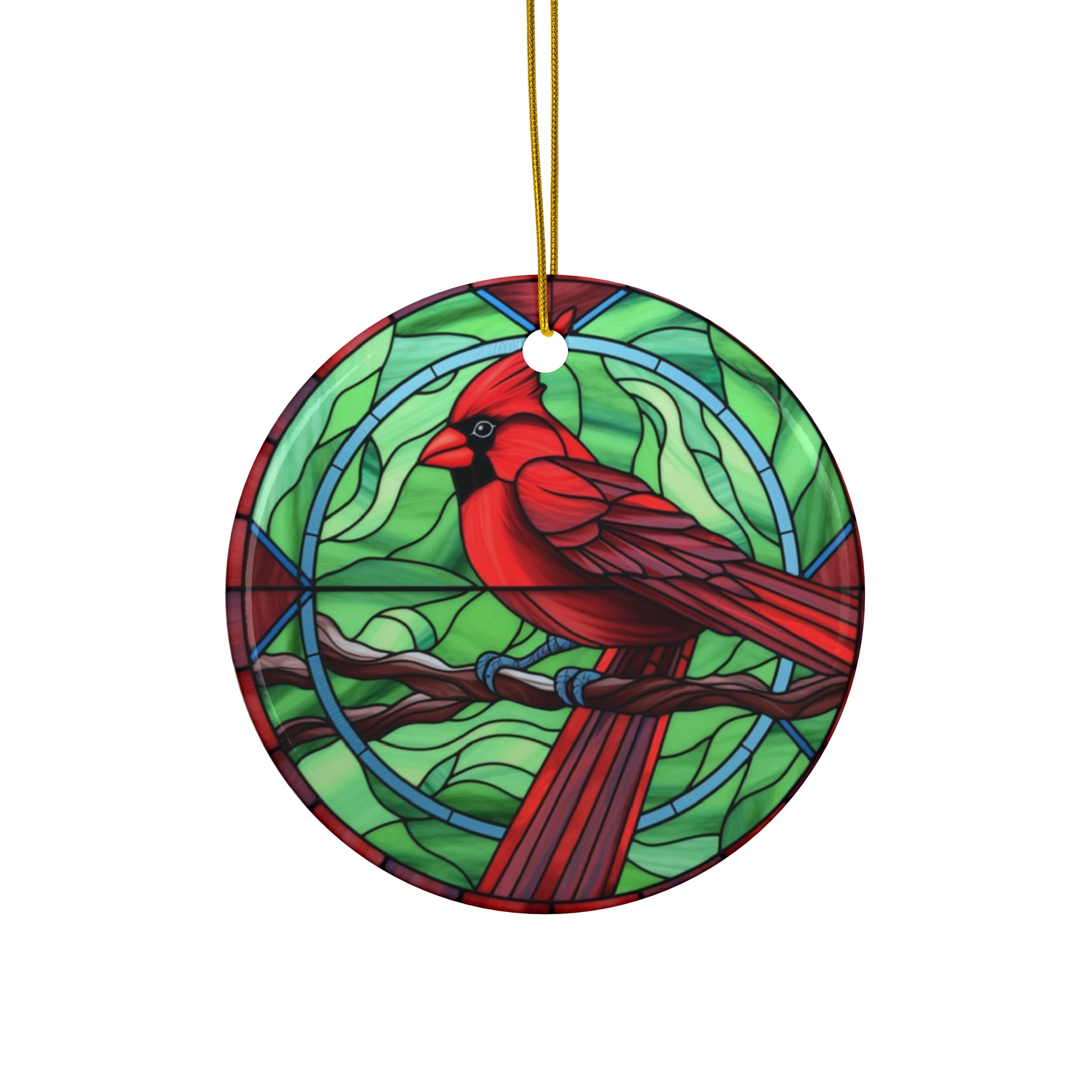 Christmas Cardinal Ceramic Ornament       Item #7443529 - Buckshot's Bargain Barn