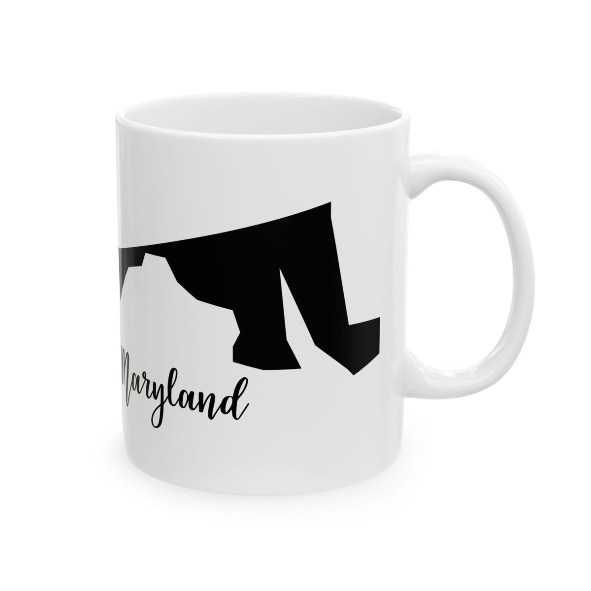 Maryland State Silhouette Ceramic Mug – 11oz    Item #662858