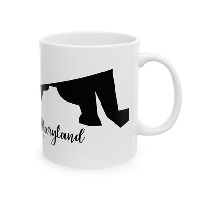 Maryland State Silhouette Ceramic Mug – 11oz    Item #662858