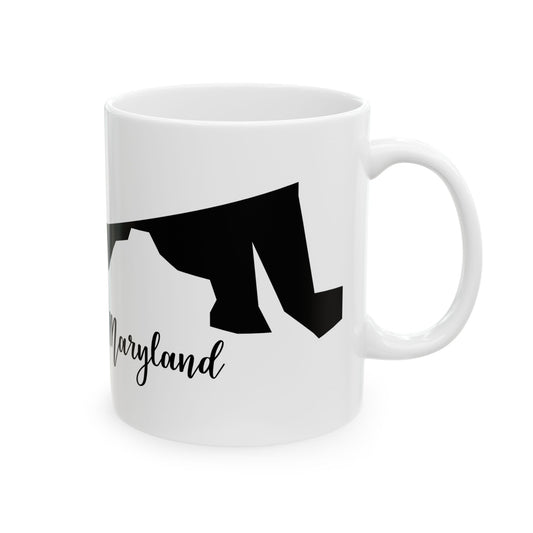 Maryland State Silhouette Ceramic Mug – 11oz    Item #662858