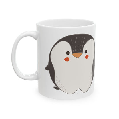 Cute Penguin Ceramic Mug — Adorable Winter Coffee Cup  11oz   Item #1462