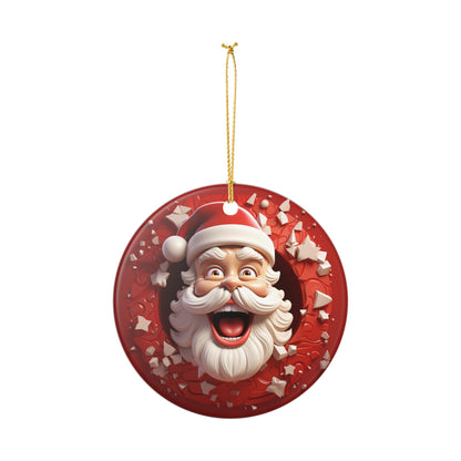 Funny Santa Christmas Ornament     Item #734743