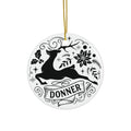 Donner Reindeer Ceramic Ornament By Santa's Creations     Item #7576821 - Buckshot's Bargain Barn