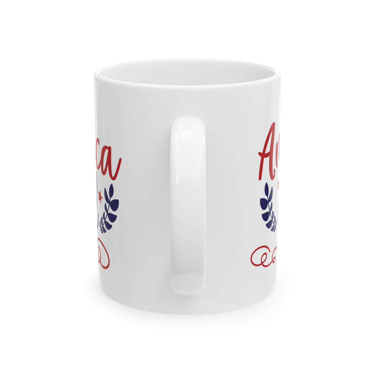 Patriotic America Y'el Ceramic Mug — 11oz   Item #627