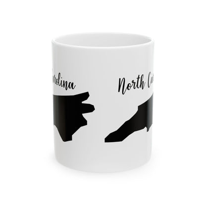 North Carolina State Silhouette Ceramic Mug – 11oz    Item #675235