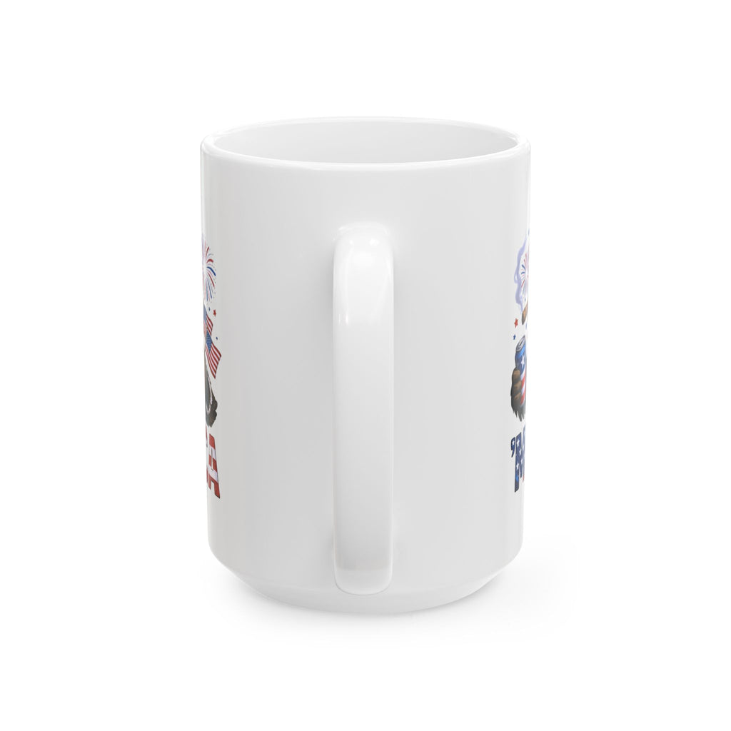 Patriotic Eagle USA Ceramic Mug – 15oz  Item #319068