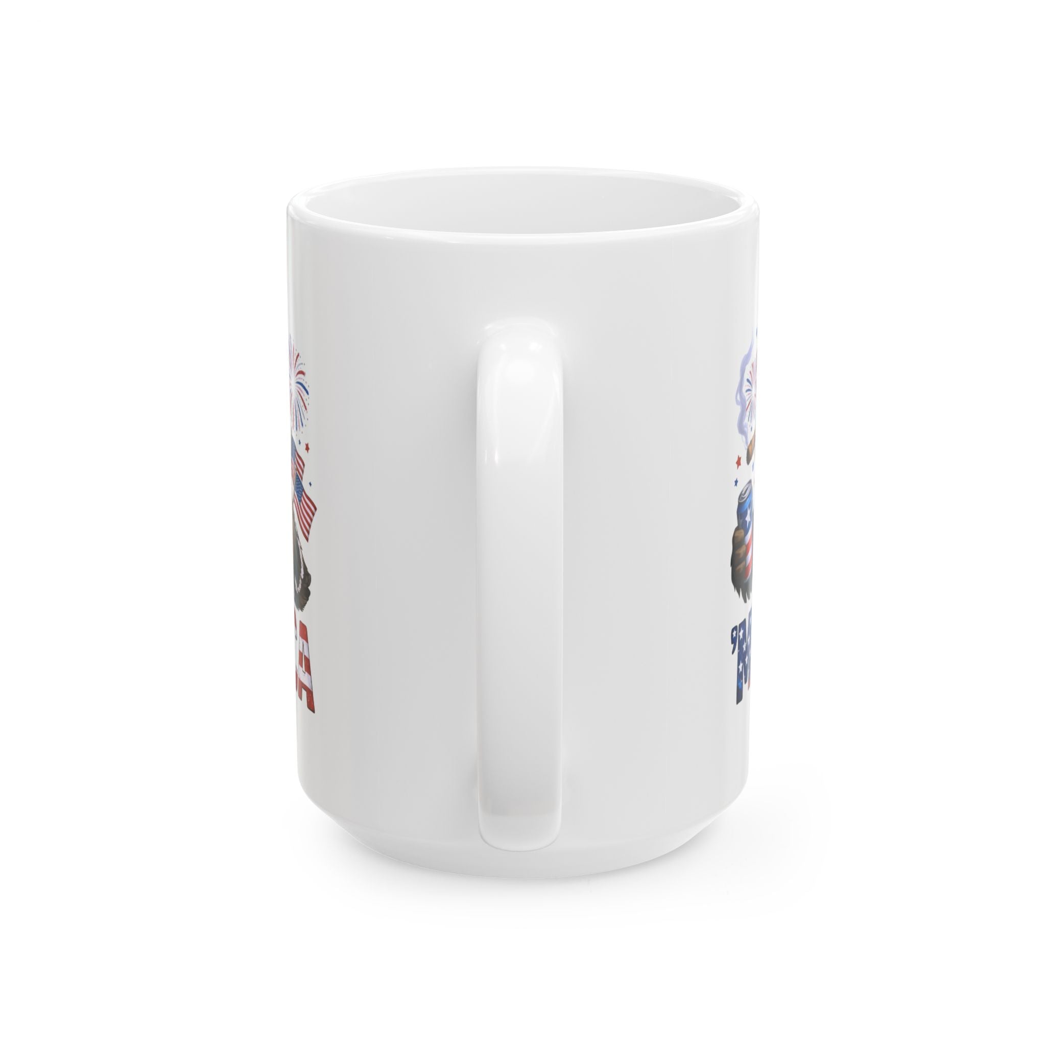 Patriotic Eagle USA Ceramic Mug – 15oz  Item #319068