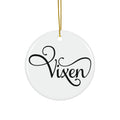 Vixen Ceramic Disc Ornament          Item #3693364