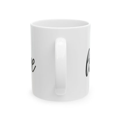 Love Paw Print Ceramic Mug — Cute Pet Lover Coffee Cup 11oz   Item #326024