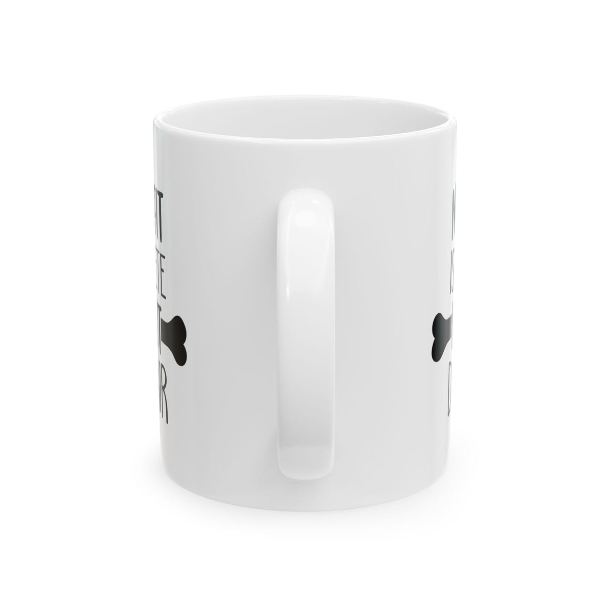 Dog Lover Ceramic Mug — "No Outfit Is Complete Without Dog Hair" 11oz   Item #461465