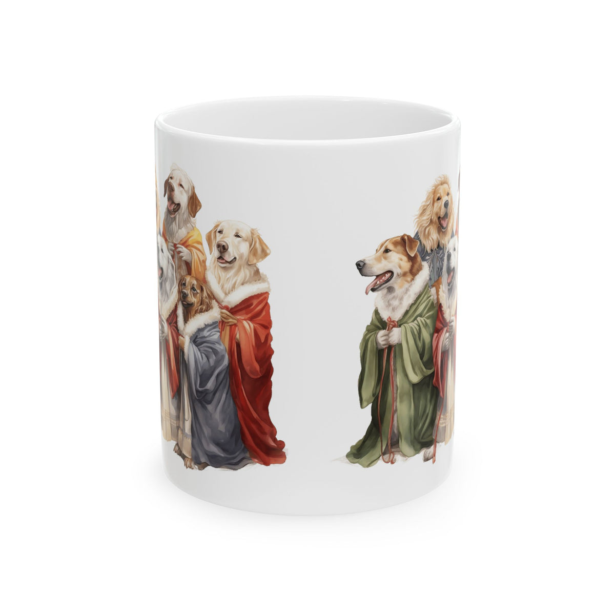Adorable Dog Saints Christmas Mug 11oz   Item #124879