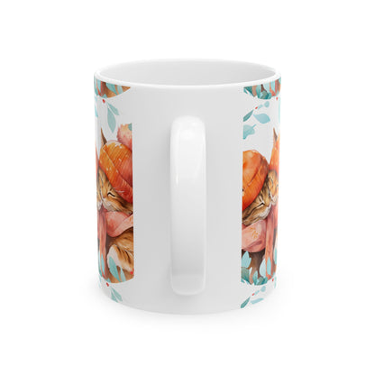 Cute Cat Winter Hat Ceramic Mug – Cozy Kittens 11oz   Item #365502
