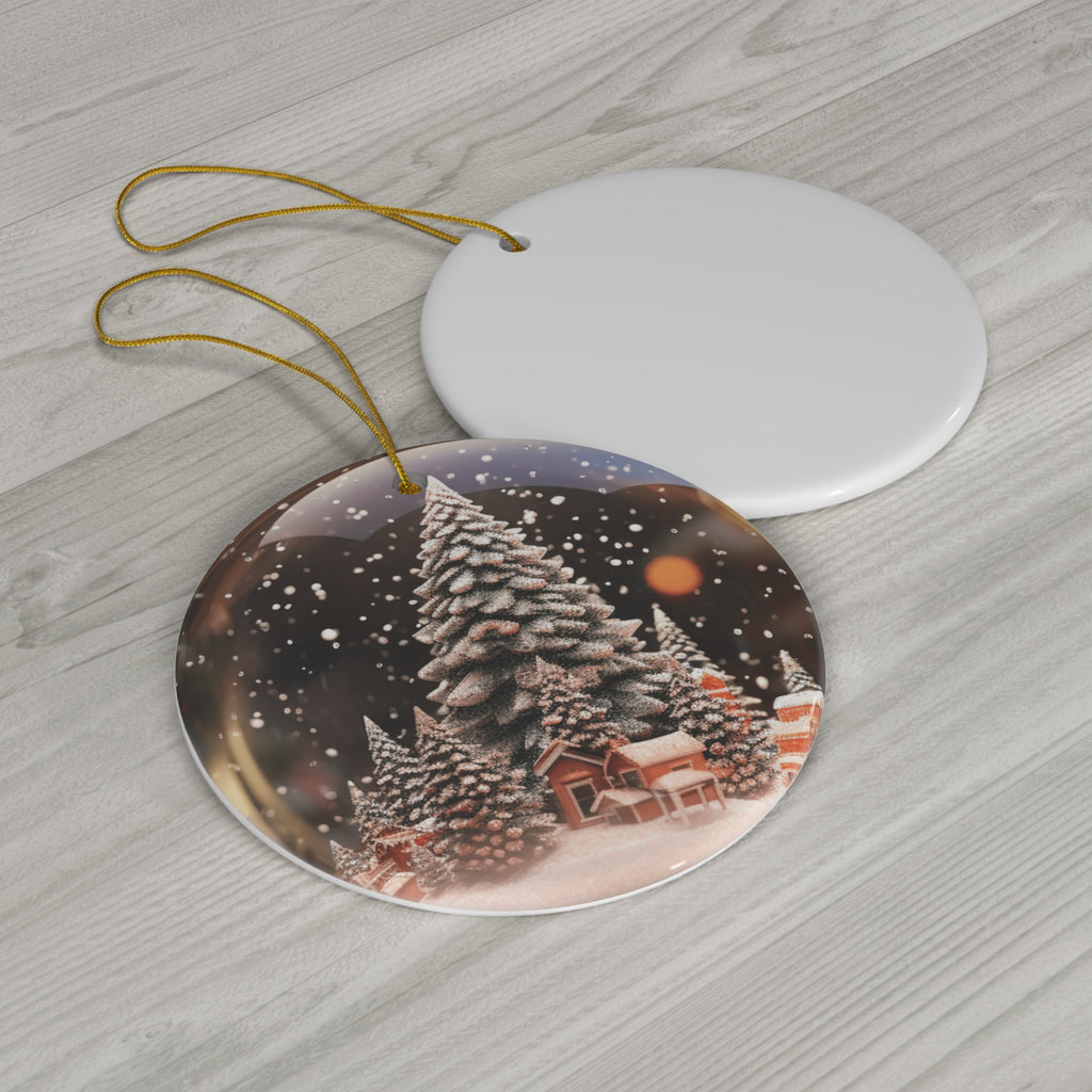 Globe Tree Ceramic Ornament    Item #6318642