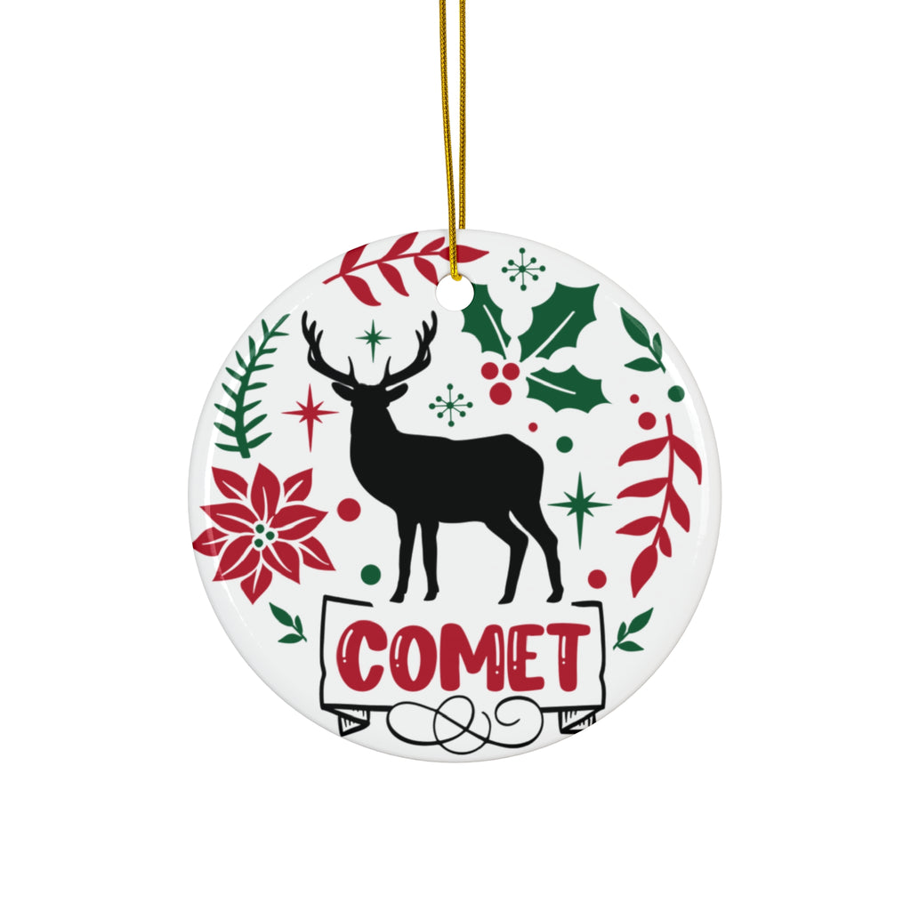 Comet Ceramic Disc Ornament         Item #4263058