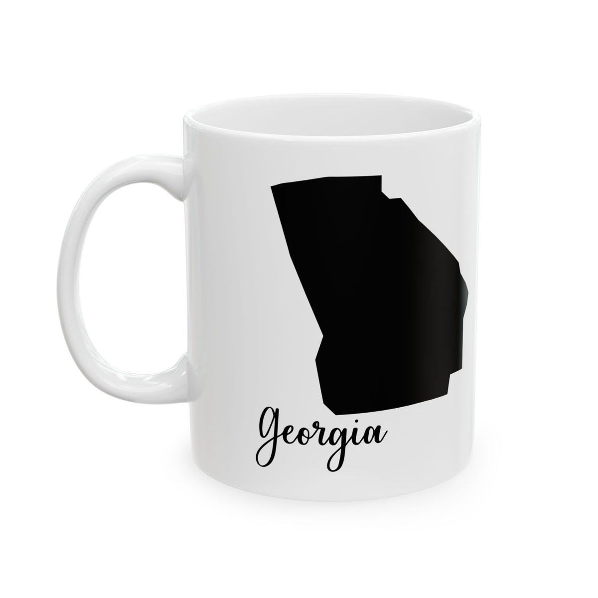 Georgia State Silhouette Ceramic Mug – 11oz    Item #595169