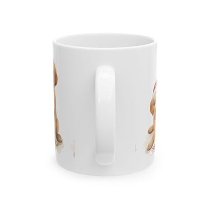 Cute Puppies With Presents Christmas Ceramic Mug 11oz  Item #789603