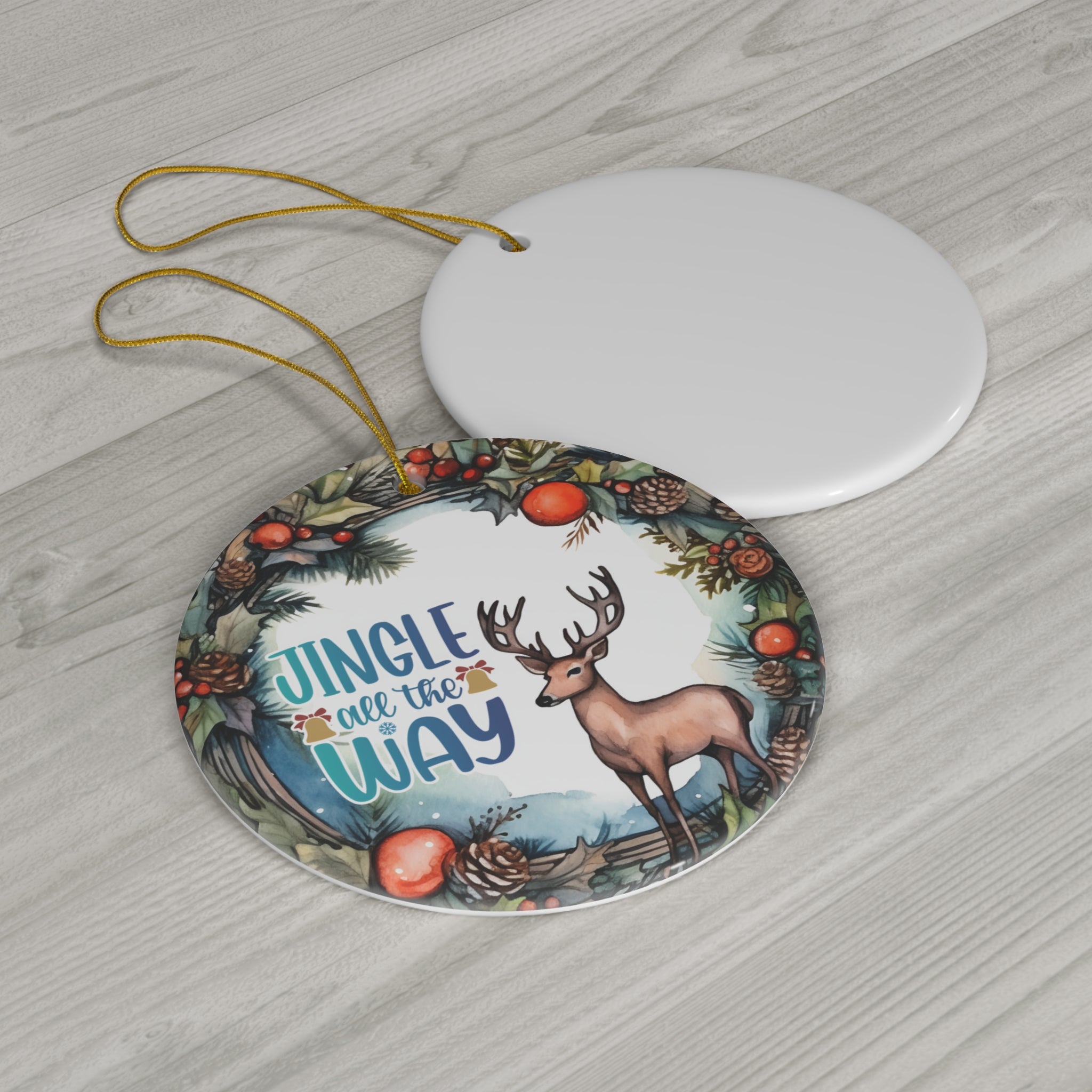 Deer Ceramic Ornament       Item #9736823 - Buckshot's Bargain Barn