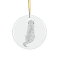 Dog Ceramic Disc Ornament          Item #5421874