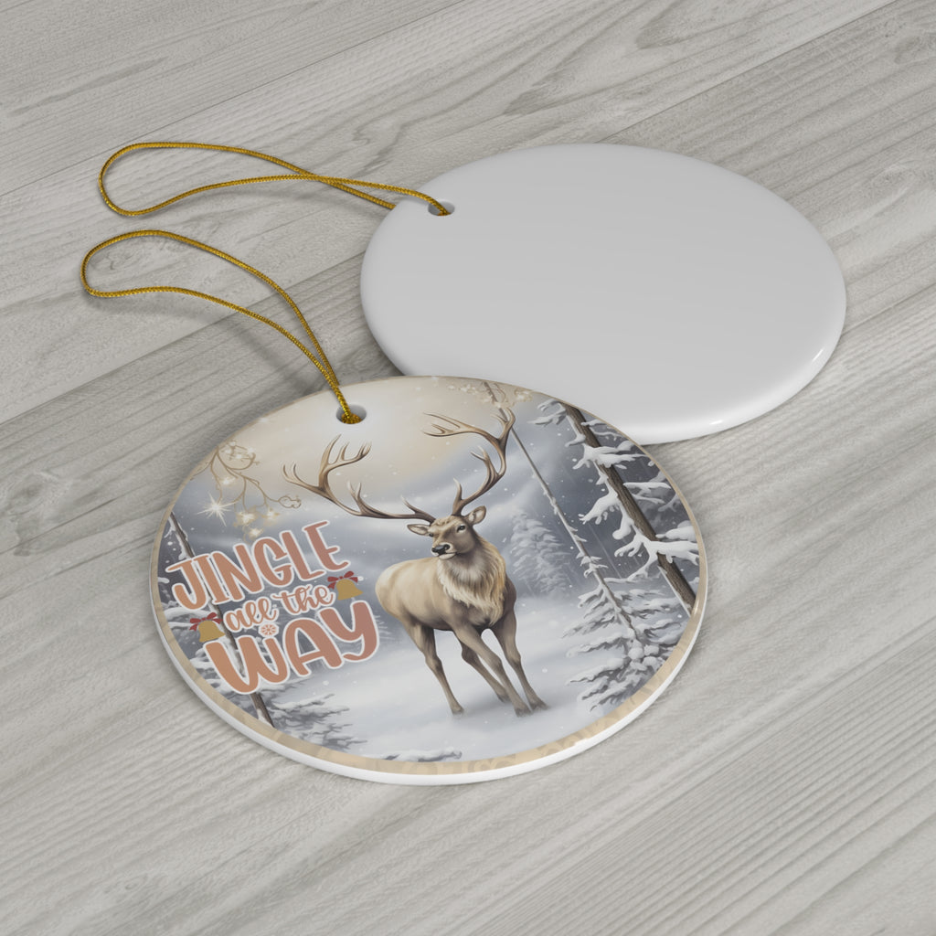 Deer Ceramic Ornament          Item #2924057 - Buckshot's Bargain Barn