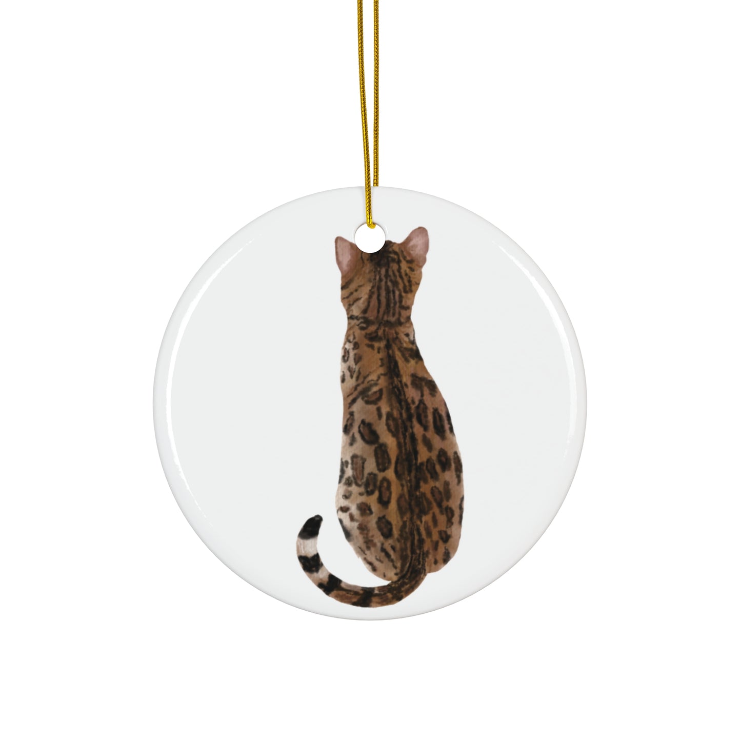 Cat Ceramic Disc Ornament         Item #3212739