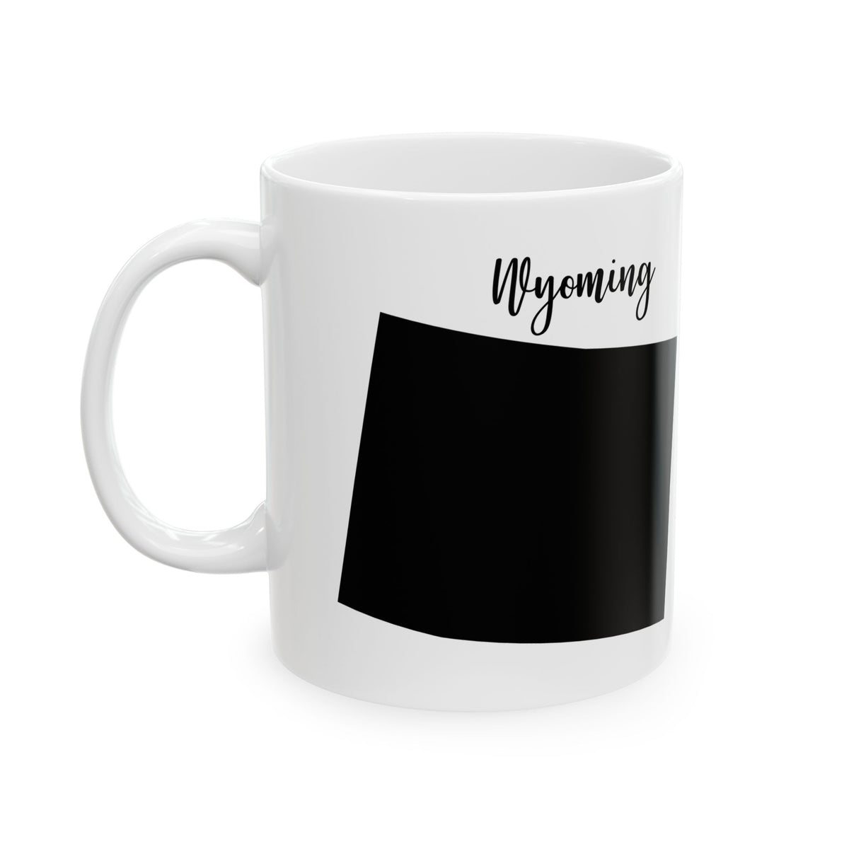Wyoming State Silhouette Ceramic Mug – 11oz    Item #765043