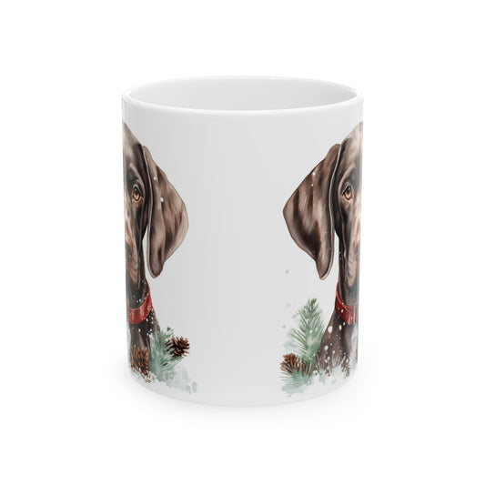 Festive Christmas Puppy Mug 11oz  Item #740011