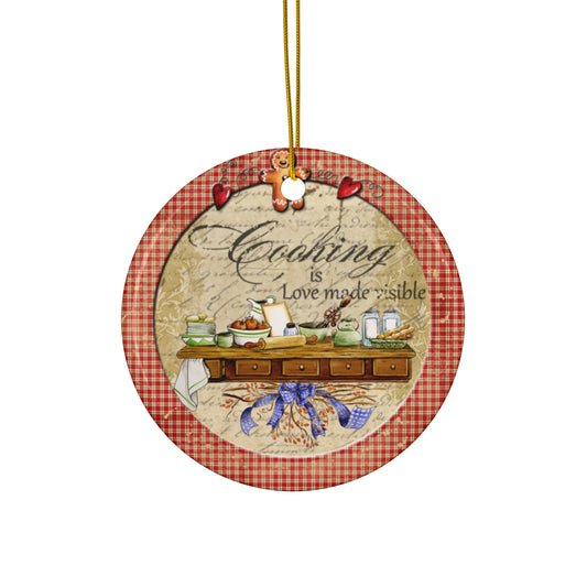 Ceramic Ornament - Gingerbread Kitchen    Item #8724898